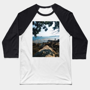 Southern Maine Rock Jetty Baseball T-Shirt